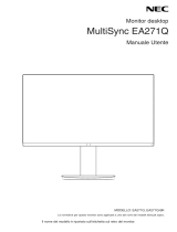 NEC MultiSync EA271Q Manuale del proprietario