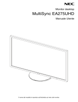 NEC MultiSync EA275UHD Manuale del proprietario