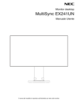 NEC MultiSync EX241UN Manuale del proprietario