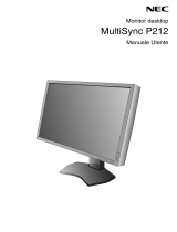 NEC MultiSync P212 Manuale del proprietario