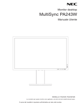 NEC MultiSync PA243W Manuale del proprietario
