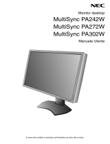 NEC MultiSync PA302W Manuale del proprietario
