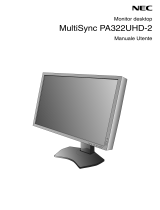 NEC MultiSync PA322UHD-2 Manuale del proprietario
