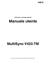 NEC MultiSync V423-TM Manuale del proprietario