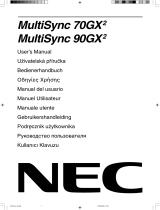 NEC MultiSync® 70GX² Manuale del proprietario