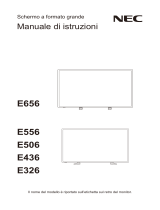 NEC MultiSync® E506 Manuale del proprietario