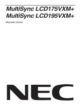 NEC MultiSync® LCD175VXM Manuale del proprietario