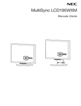 NEC MultiSync® LCD195WXM Manuale del proprietario