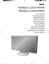 NEC MultiSync® LCD2470WVX Manuale del proprietario