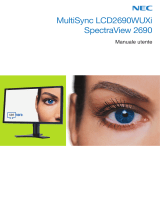 NEC MultiSync® LCD2690WUXi² Manuale del proprietario