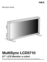 NEC MultiSync® LCD5710 Manuale del proprietario