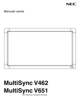 NEC MultiSync® V462 Manuale del proprietario