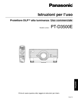Panasonic PTD3500E Istruzioni per l'uso