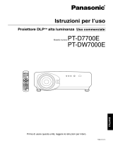 Panasonic PTD7700E Istruzioni per l'uso