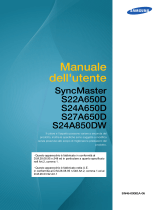 Samsung S24A650D Manuale utente
