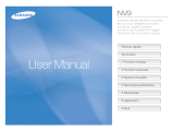 Samsung SAMSUNG NV9 Manuale utente