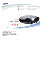 Samsung SP-D300B Manuale utente