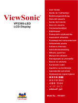 ViewSonic VP2365-LED Guida utente