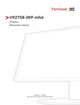 ViewSonic VX2758-2KP-MHD Guida utente