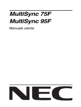 NEC MultiSync® 75F Manuale del proprietario