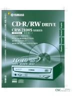 Yamaha CRW2100S Manuale del proprietario