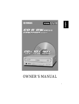 Yamaha CRW2200S Manuale del proprietario