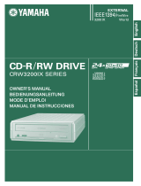 Yamaha CRW3200IX Manuale utente