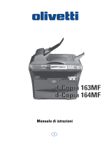 Olivetti d-Copia 163MF - d-Copia 164MF Manuale del proprietario