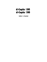 Olivetti d-Copia 600 Manuale del proprietario