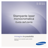 HP Samsung ML-1866 Laser Printer series Manuale utente