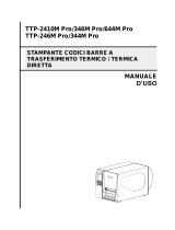 TSC TTP-2410M Pro/ TTP-346M Pro/ TTP-644M Pro Manuale utente