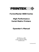 Printek Printer 8000 Manuale utente