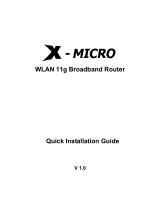 X-Micro XWL-11GRTX Quick Installation Manual