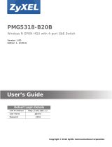 ZyXEL PMG5318-B20B Manuale utente