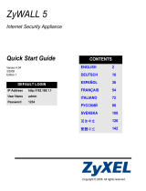ZyXEL Communications Network Card 5 Manuale utente
