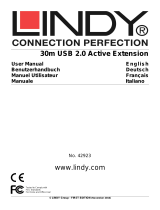 Lindy 30m USB 2.0 Active Extension Pro Manuale utente