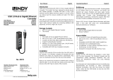 Lindy USB 3.0 Hub & Gigabit Ethernet Converter Manuale utente