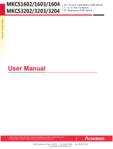 Acnodes MKCS1604 Manuale utente
