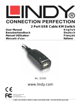 Lindy 2 Port USB KM Switch Manuale utente