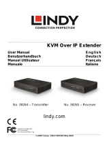 Lindy KVM Over IP Extender - Receiver Manuale utente