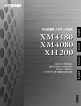 Yamaha XM4180 XM4080 XH200 Manuale del proprietario