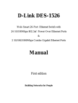 D-Link DES-1526 Manuale utente
