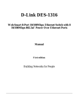 D-Link DES-1316 - Switch Manuale utente