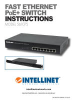 Intellinet 8-Port Fast Ethernet PoE  Switch Manuale utente