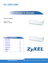 ZyXEL Communications Dimension ES-108S Manuale utente
