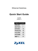 ZyXEL ZyXEL Ethernet Switches Manuale utente