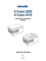 Olivetti d-Copia 200D - d-Copia 201D Manuale del proprietario