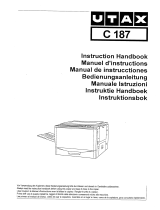 Utax C 187 Istruzioni per l'uso