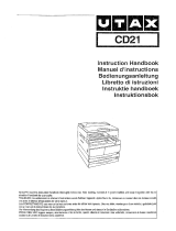 Utax CD 21 Istruzioni per l'uso