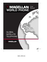 Magellan GLOBAL SATELLITE TELEPHONE Manuale utente